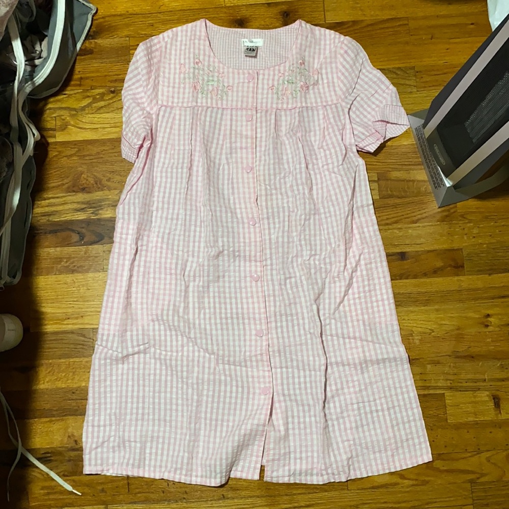 Croft & barrow pink pajama dress size large